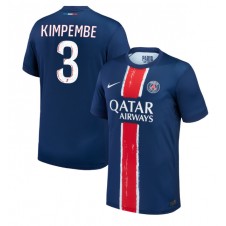 Paris Saint-Germain Presnel Kimpembe #3 Hemmatröja 2024-25 Korta ärmar